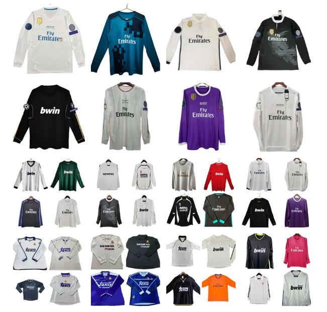 2012 2013 2014 2015 2016 2017 2018 real RONALDO madrids soccer jerseyS Retro BENZEMA 15 16 JAMES Vintage Camiseta de futbol PEPE SERGIO RAMOS Maillot de football shirt