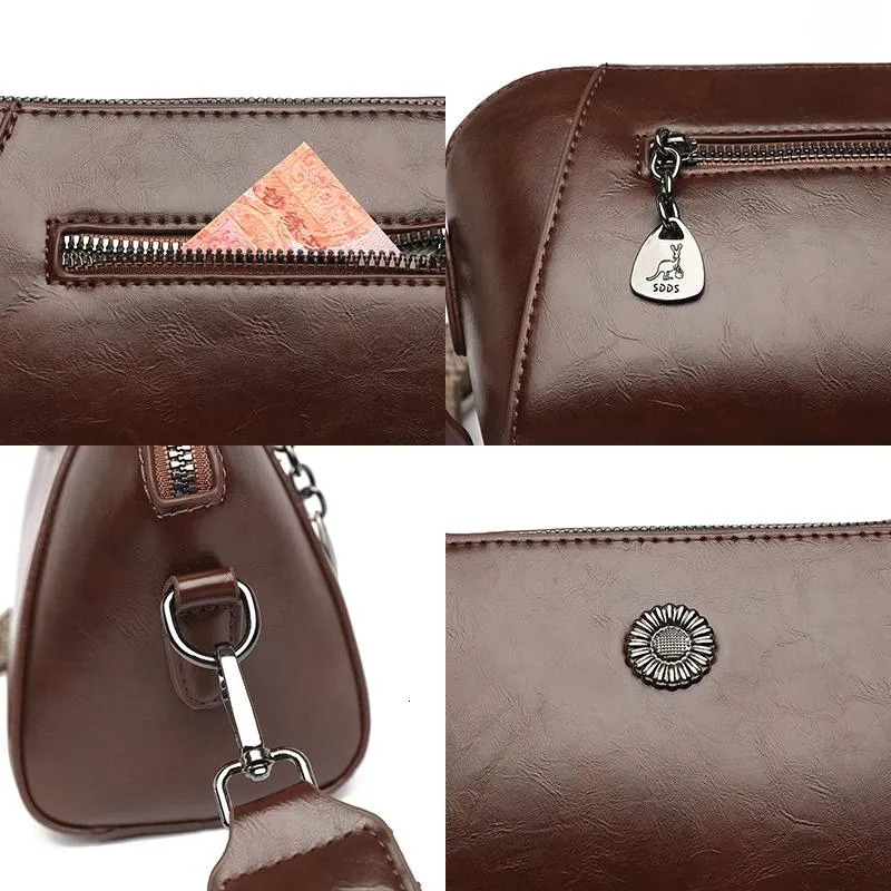 free shipping Shoulder Bags Fashion Woman Leather For Women Crossbody Handbags Messenger Designer Sac A Main