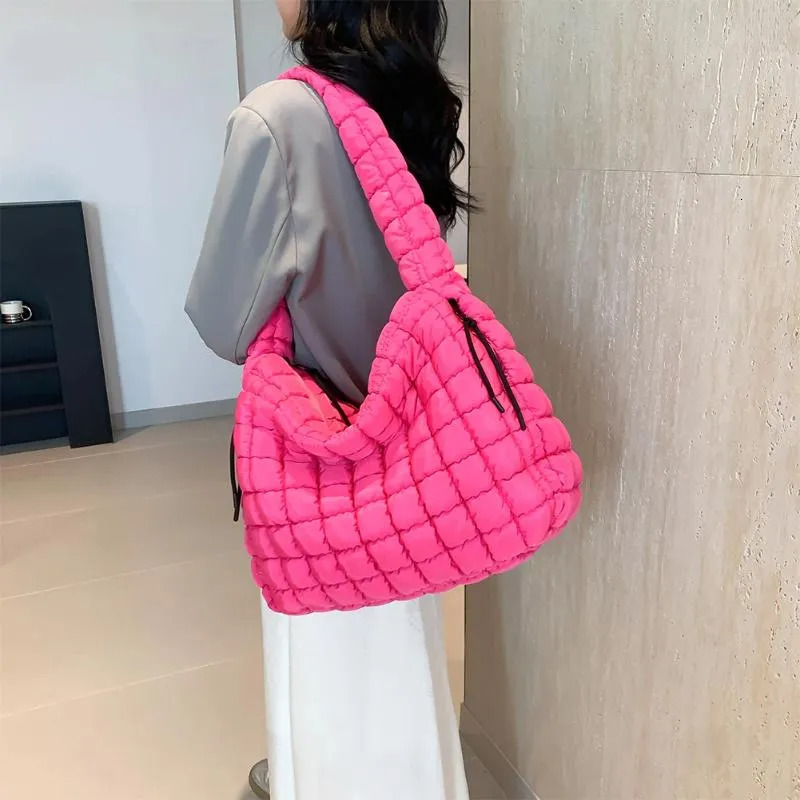 Drawstring Hobo Women: Lightweight Shoulder Bag With Large Capacity For Travel And Parties New Free Delivery Designer Bag