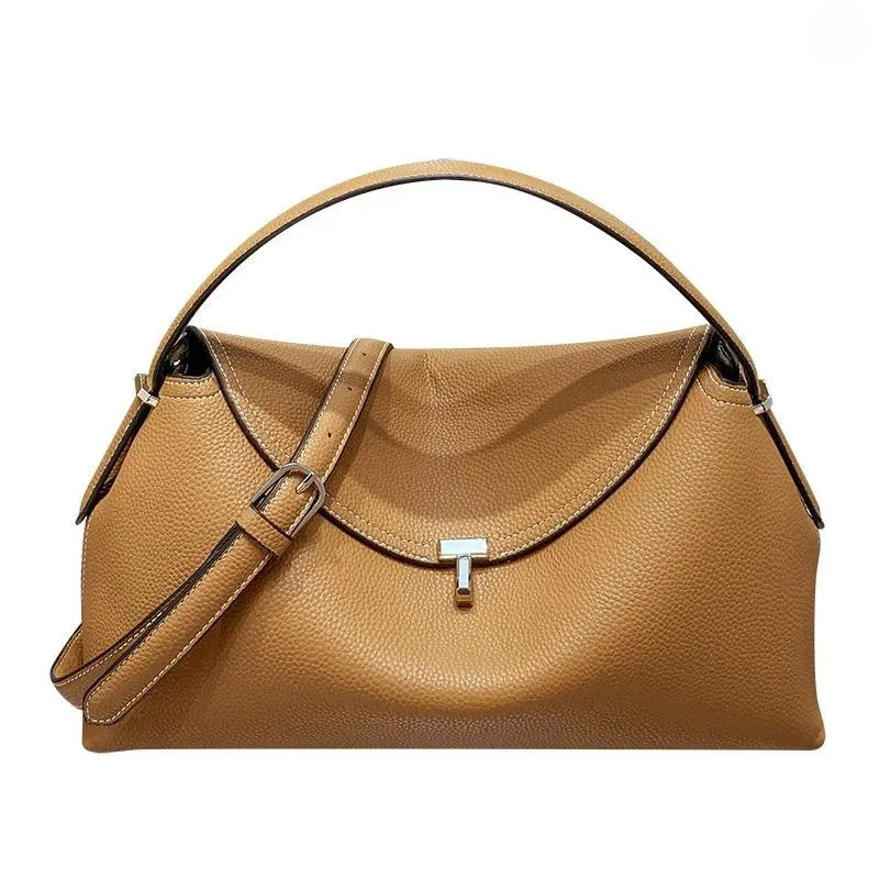 Genuine Bags Ladies - Elegant Leather Hobo Handbags With T-lock, Stylish Shoulder Bag For City Life New Free Delivery Designer Bag