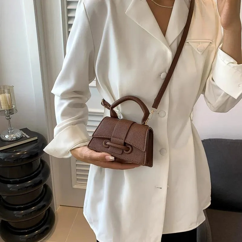 Women's Solid Crossbody Bag: 2025 Fashion Mini Purse Clutch - Stylish Shoulder Bag For Shopping & Cosmetics New Free Delivery Designer Bag