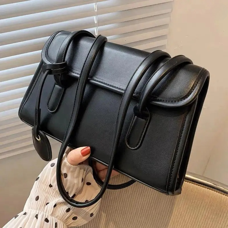 Vintage Bags - Chic Ivory Leather Underarm Bag, Designer Shoulder Handbags, Retro Style Purses Women, Lightweight For Daily Use New Free Delivery Desi
