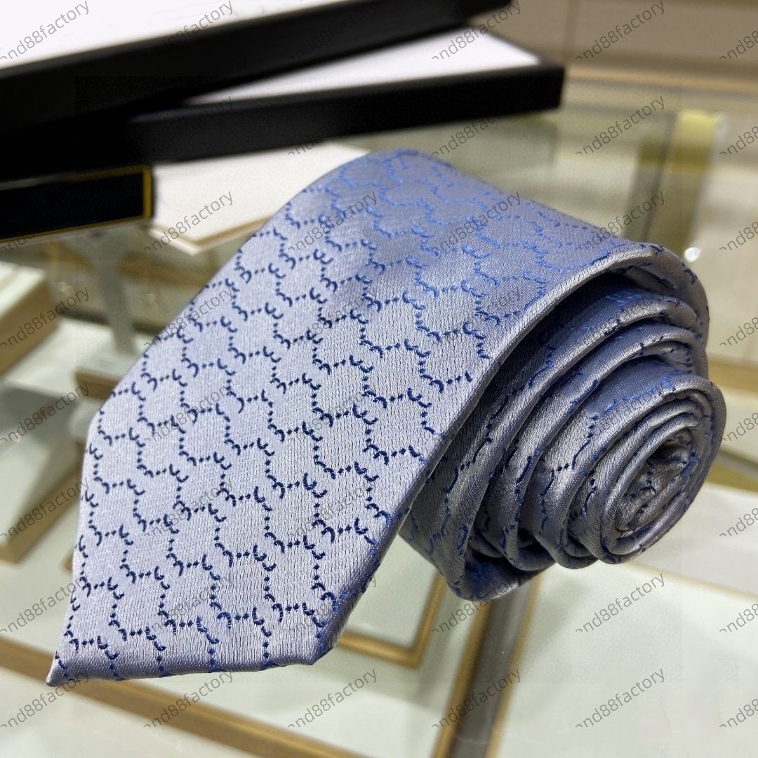 new Designer tie Men for Silk Necktie Plaid Black Jacquard knitted Letter Fashion Leisure Business Party wedding Formal Events suit Ties Fr