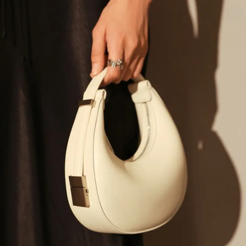 Crescent Evening Bag: Compact & Chic, 2025 Trend, Shoulder Handbag With Texture New Free Delivery Designer Bag