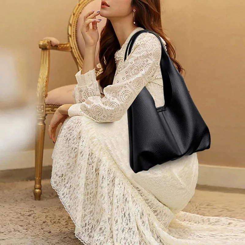 Free Shipping Shoulder Bags Bag PU Leather Designer Handbag Solid Color Soft Purse With Coin Top Handle For Women Designer Bag Luxury Bag Tote Bag