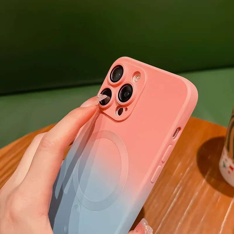 Comes With Lens Film Gradient Color Phone Case For Samsung Galaxy S25 Ultra S24 S23 S22 S21 Silicone Shockproof Back Cover