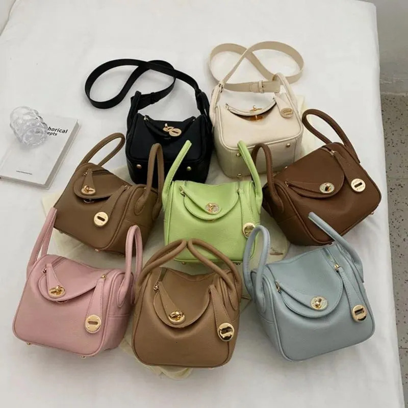 Free Shipping Drawstring Women's Bag 2025 Trendy Brand Shoulder Bags Solid Color Crossbody Hand-held Bucket Designer Bag Luxury Bag Tote Bag