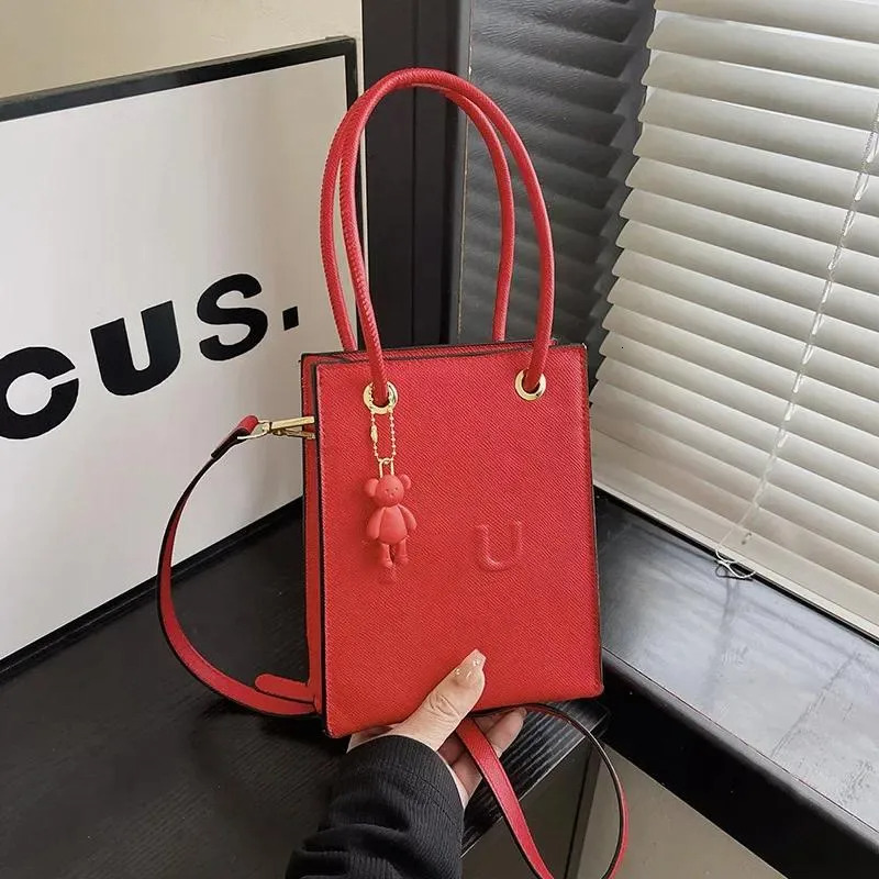Shoulder Bags Small Square Bag Women 2025 Handbag Fashion Casual Crossbody Solid Color Mobile Phone New Free Delivery Designer Bag