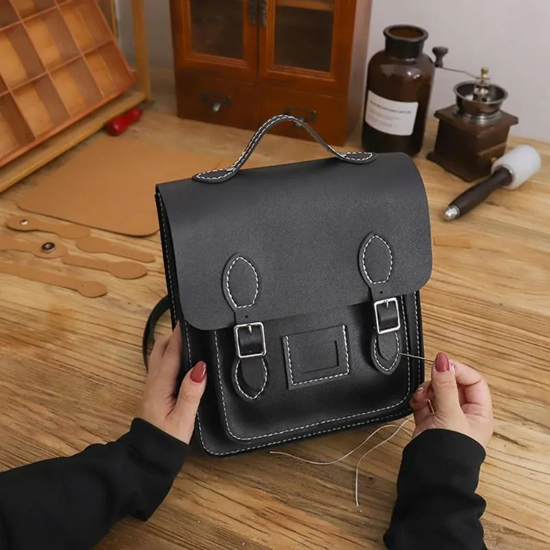 Women's Handmade PU Leather Shoulder Crossbody Bag Hit Color Designer Satchel New Free Delivery Designer Bag