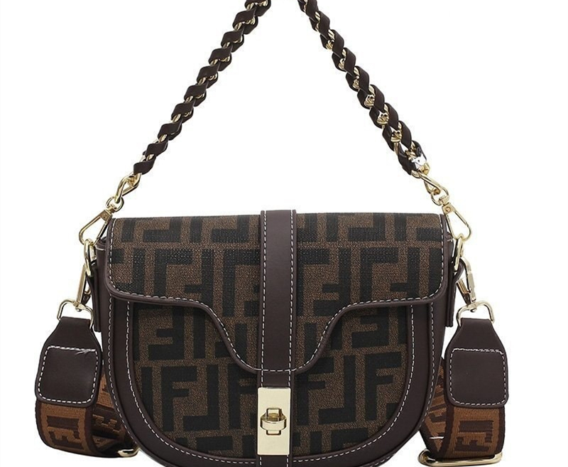 Designer bag free shipping 2025 new fashionable commuting elegant saddle bag single shoulder crossbody bag classic casual for women
