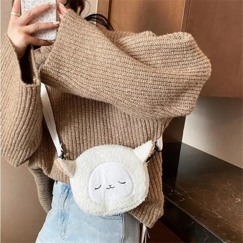Kawaii Purses Japanese Style Cartoon Plush Shoulder Bag For Women - Crossbody Small Phone & Purse Bolsa Feminina New Free Delivery Designer Bag