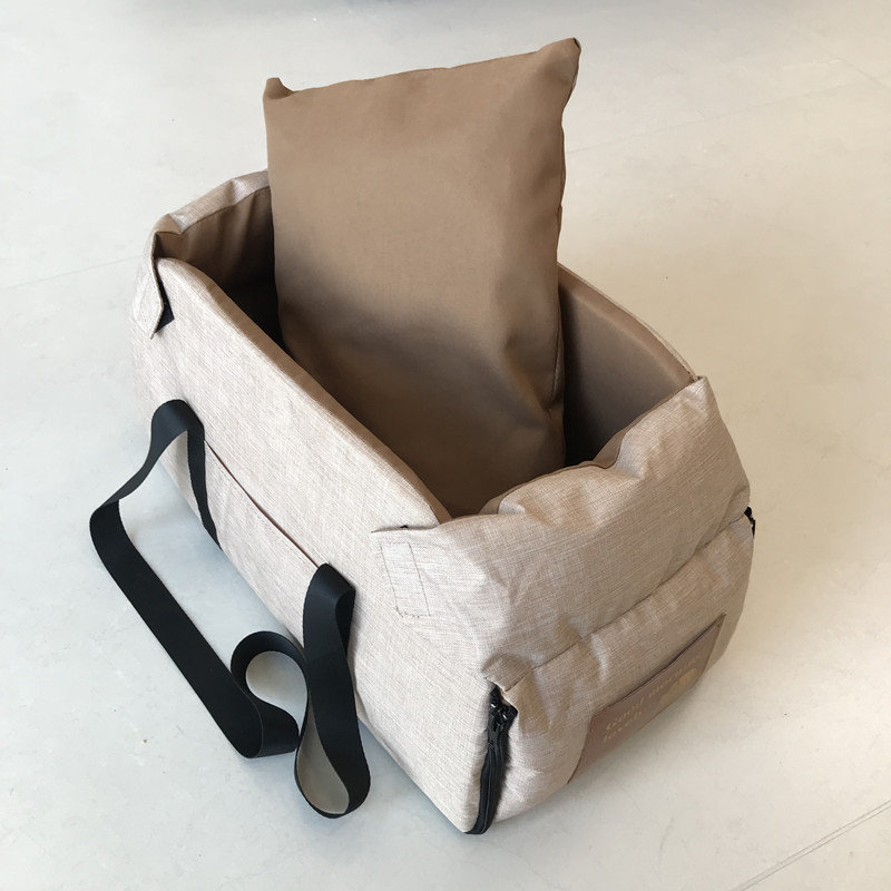 Travel dogBag Portable Pet Cat Seat Elevated Car Seat For Dog Armrest for Small Dog Cat Waterproof Dog Carrier Safety Travel Bag