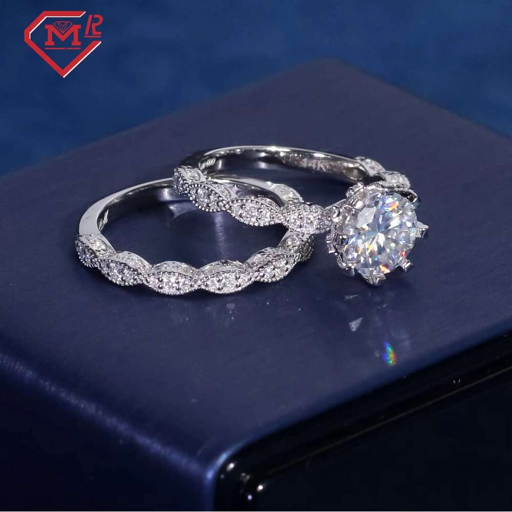 Silica engagement chilled S classic women and men luxurious VVS silica ring