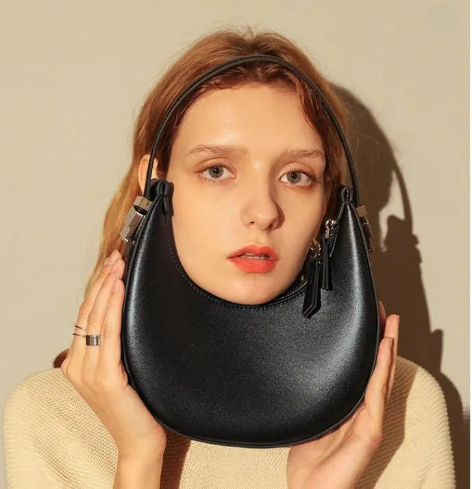 Crescent Evening Bag: Compact & Chic, 2025 Trend, Shoulder Handbag With Texture New Free Delivery Designer Bag