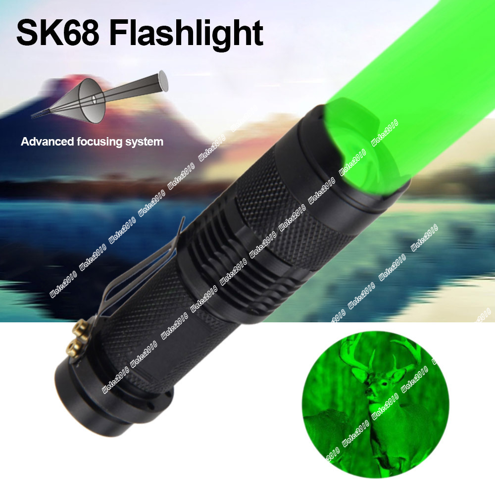 LED Flashlight Lighting Led Light 3 Modes Zoomable Tactical Torch Lamp For Fishing Hunting Detector