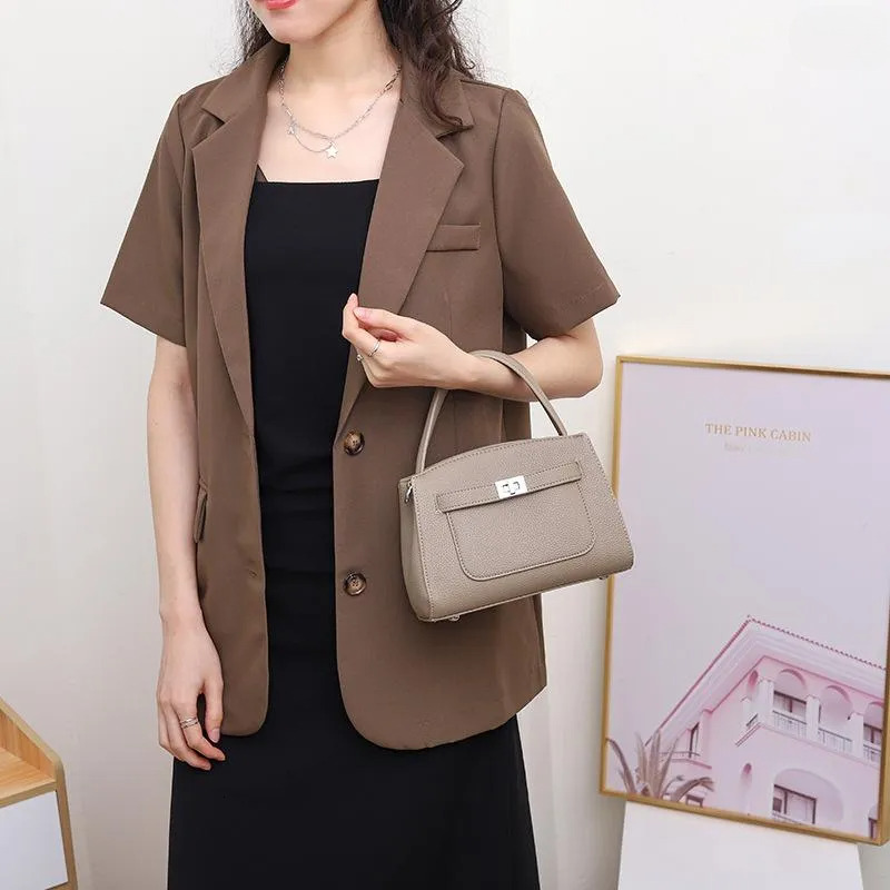 Niche Design French Women's Faux Leather Crossbody Bag, Summer 2025, Small Handbag New Free Delivery Designer Bag