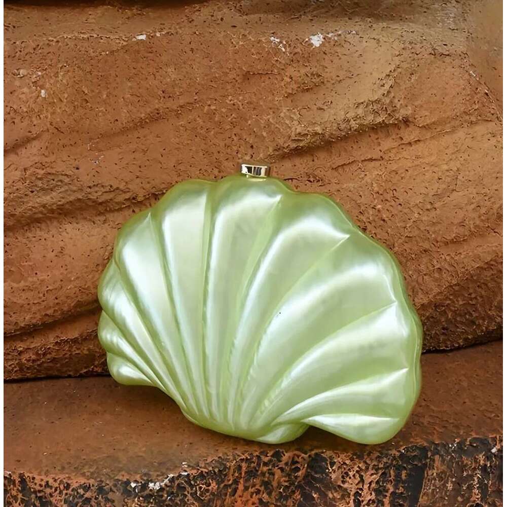 2025 Green Box Bag Mini Phone Women Acrylic Clutch Shoulder Brand Handbags Marble Evening Purse Wedding Tail Beach