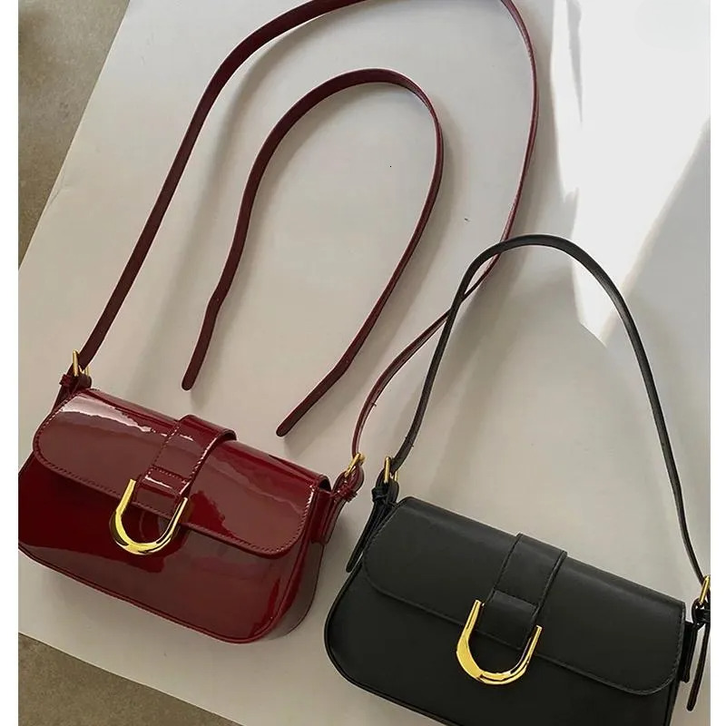 Shoulder Bags: Stylish 2025 PU Leather Handbag For Women - Glossy Bury Crossbody New Free Delivery Designer Bag