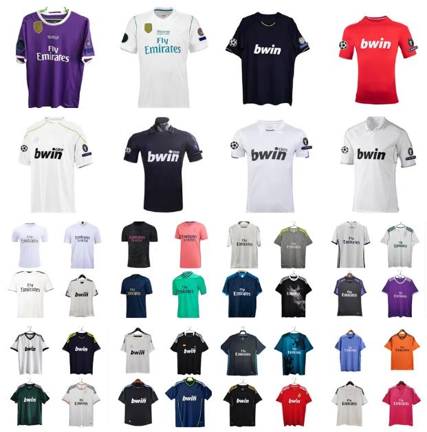 2010 2011 2012 2013 2014 2015 2016 2017 2018 REAL Retro RONALDO MADRIDS Soccer jerseys SERGIO RAMOS Di Maria RAUL BENZEMA MODRIC BALE 10 11 12 13 14 15 16 17 football shirt