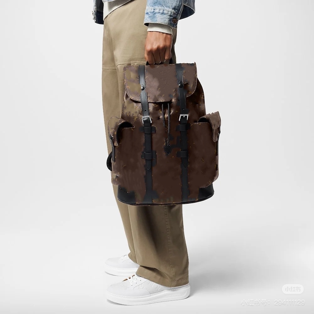 laptop backpack Luxury backpack designer Duffle bag Man bag Mens sport backpack Shoulder bag Men Travel Backpack High Quality embossing canvas Leather