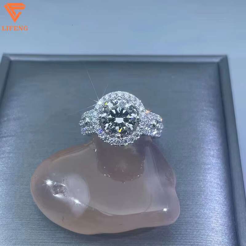 Lifeng Jewelry Silver Light Luxury Iced Classic Fashion VVS Men's Hip Hop Ring