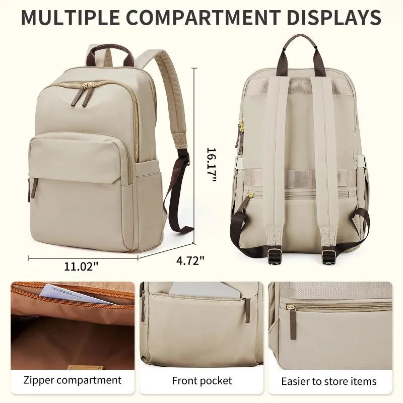 Large Capacity Shoulder Bag: Stylish Women Leather Backpack Purse Travel, Business, And Student - Lightweight For Daily Use New Free Delivery Designer