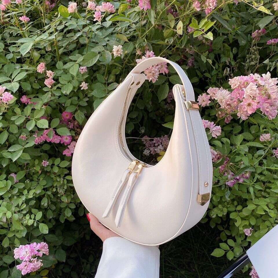 niche bag high-end single shoulder armpit crescent women's bag crossbody bag handbag armpit shoulder bag bags across body