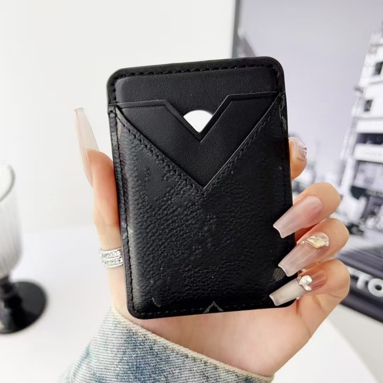 Luxury Magsafe Card Bag Magnetic Fashion Wallet Holder Cases For iPhone 17Pro Max 17 17pro 16promax 16plus 15promax 14 1312 11 genuine leather Pouch Wallet Cover