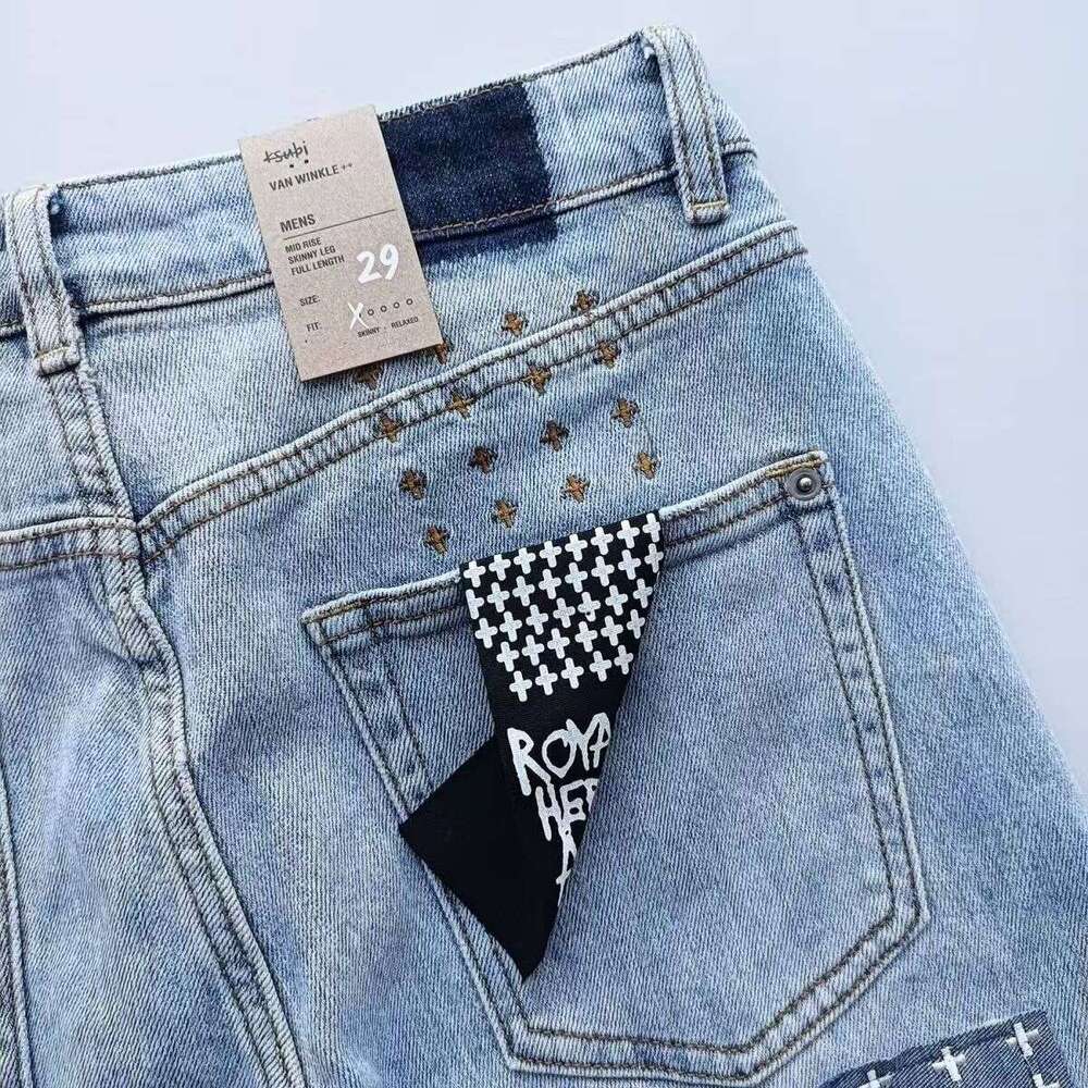 Slim Fit Denim Jeans for Men Modern Stretch Jeans Stylish and Comfortable Casual Pants L251014