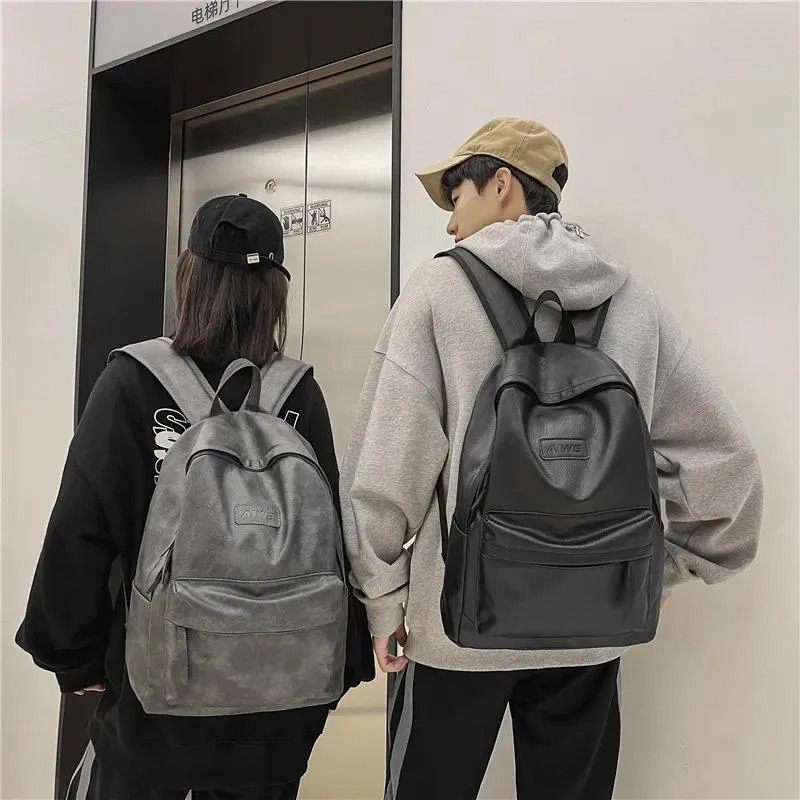 High Quality PU Leather School Backpack - Stylish Laptop Bag For Men And Women New Free Delivery Designer Bag