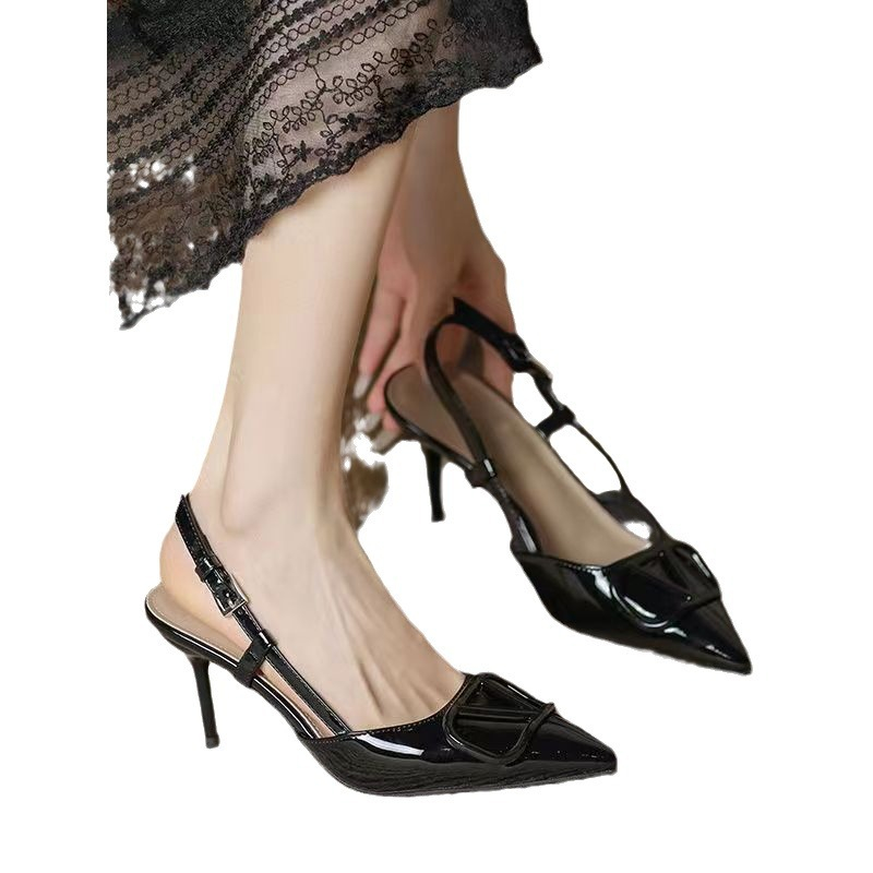 hot free shipping designer Dress shoes for woman outdoor high heels fashionable classic sandals black size 34-42