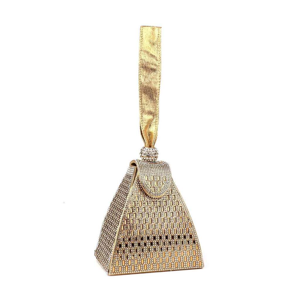 Dinner Bag Fashion Lady Evening Bags Acrylic Day Clutch Triangle Design Dias Party Shoulder Handbags Banquet Purse KQ