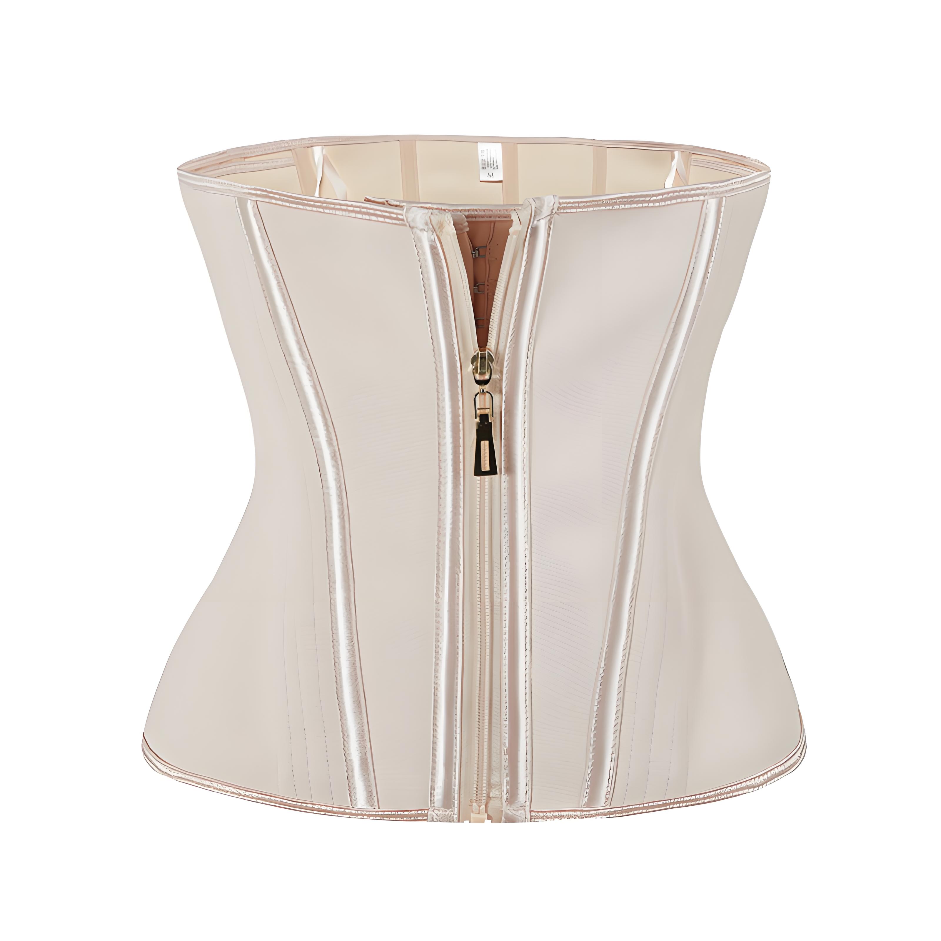 Fajas Colombianas Latex Waist Trainer Double Compression BBL Shaper Tummy Control Slimming Sheath Flat Belly 13 Steel Bones Belt 2105