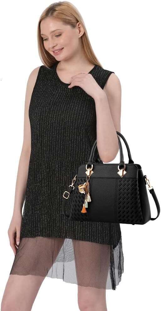 Women Handbags Shoulder Crossbody Messenger Bag Tote Satchel for Lady PU Leather Purse