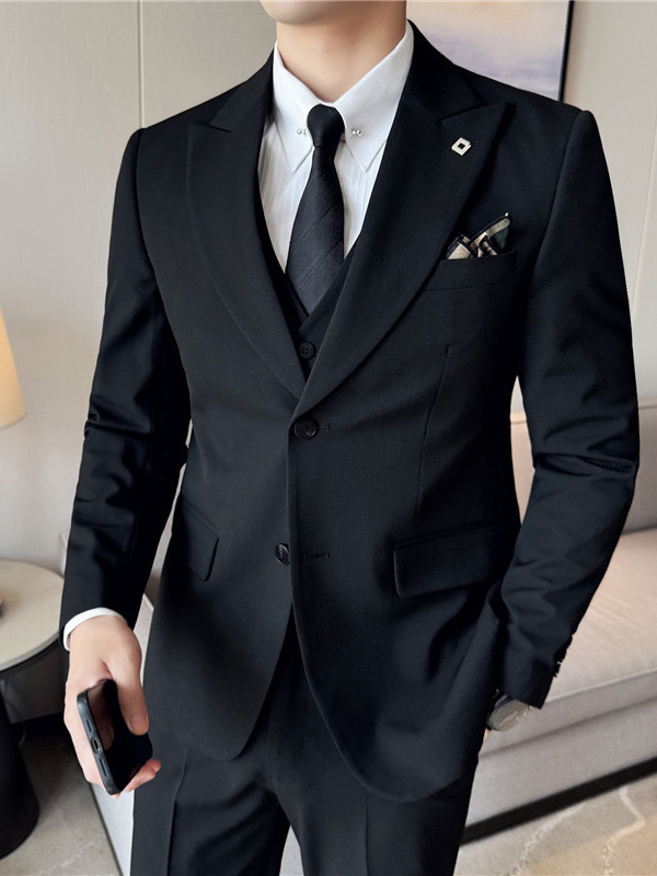 H704 Men's slim suits, high-end fashionable professional formal wear
