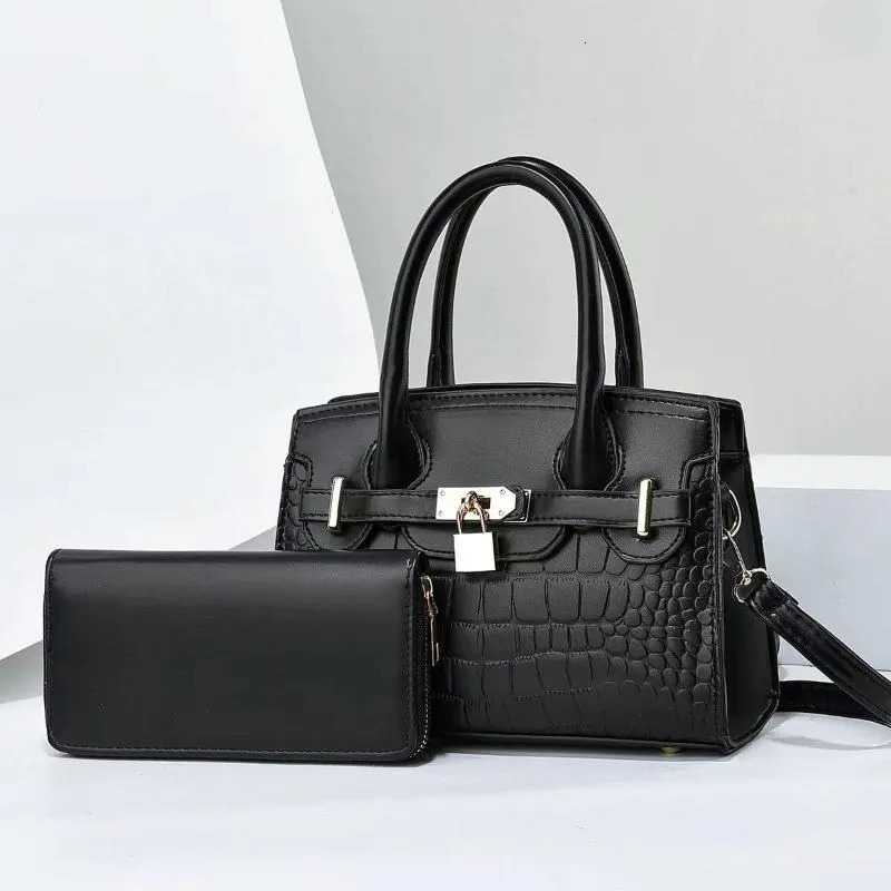 2025 Women Handbag: Large Crossbody Handbags For Moms, Stylish Two-piece Set New Free Delivery Designer Bag