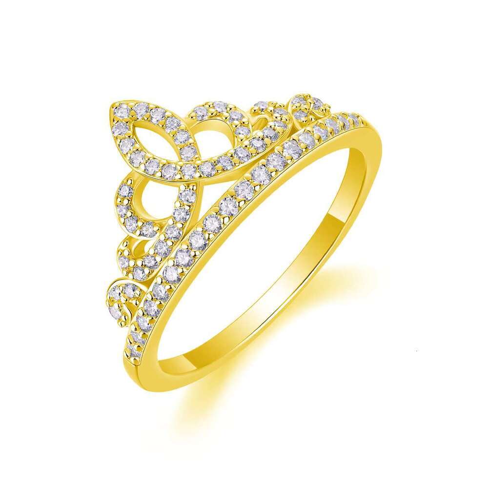 All chilled classic crown premium passed the testing instrument, pure silver silica ring fot for women