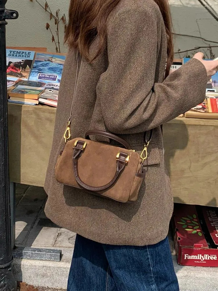 Free Shipping Evening Bags Fashion Women's Small Cylinder Shoulder Bag Vintage Maleather Ladies Top-handle Handbags Casual Female Purse Messenger