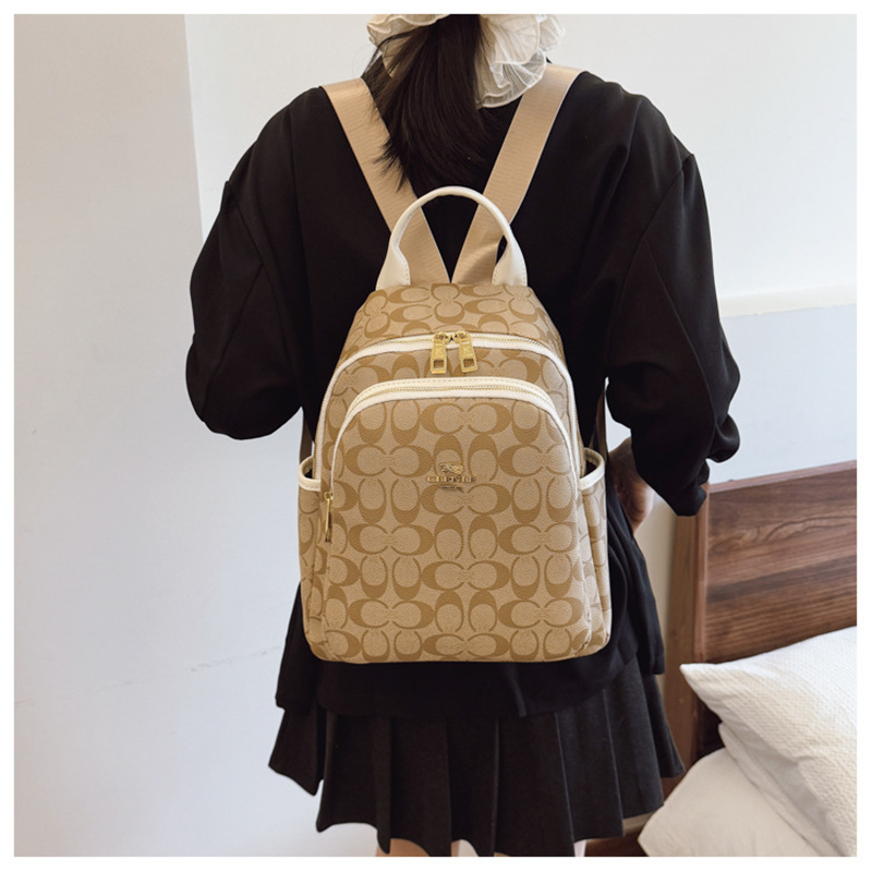 free shipping hot bags for ladies 2025 new high end European and American fashion backpack casual large capacity travel backpack