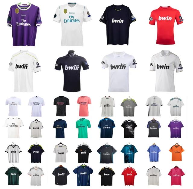 10 11 12 13 14 15 16 17 18 19 20 21 Retro REAL RONALDO MADRIDS Soccer Jerseys 2013 2014 2015 2016 2017 2018 SERGIO RAMOS BENZEMA Di Maria MODRIC HAZARD BALE football shirt