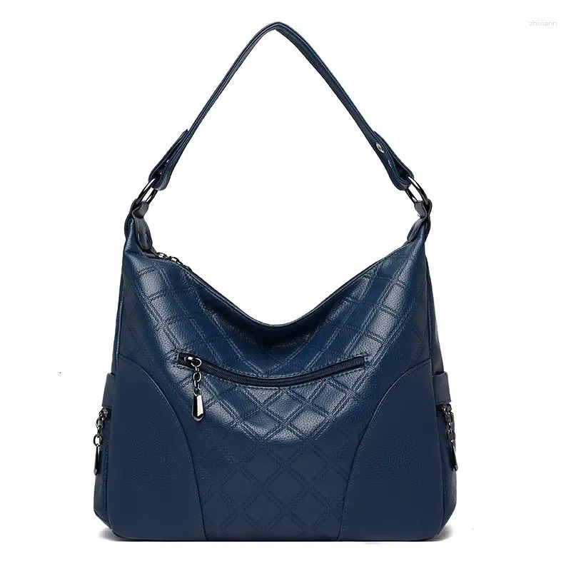Free Shipping Evening Bags Soft Leather Handbags Women 2024 Designer Ladies Shoulder Hand Bag For Large Casual Tote Sac