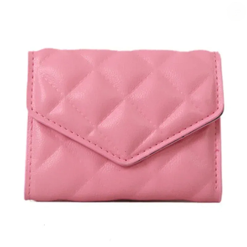Holder Purse, Large Capacity Wallet With Card Slots, Portable Fashion Rhombus PU Leather Purse For Women, Short Style New Free Delivery Designer Bag
