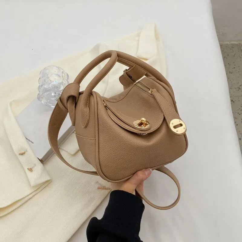 Bucket Shoulder Handbags: Solid Color Drawstring Crossbody Bag, Lightweight Hand-held Purse For Women New Free Delivery Designer Bag