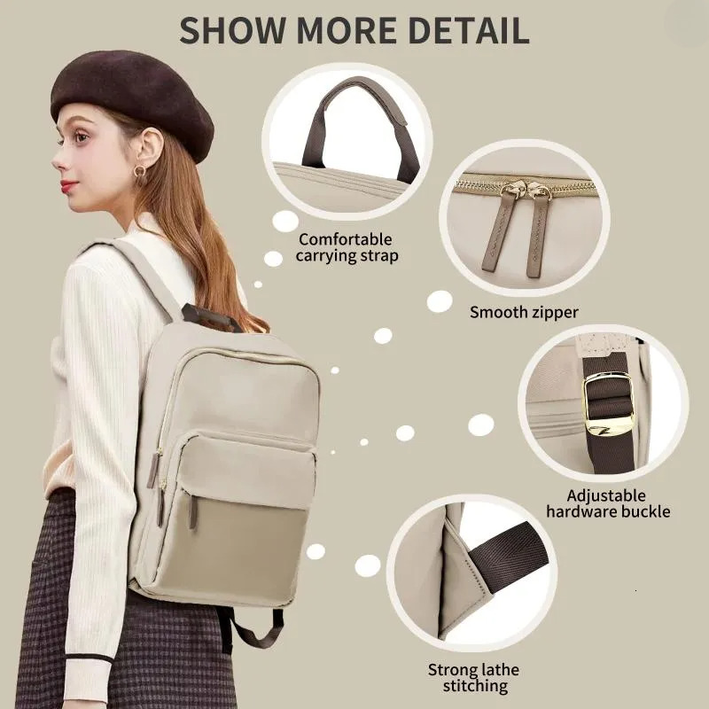 Large Capacity Shoulder Bag: Stylish Women Leather Backpack Purse Travel, Business, And Student - Lightweight For Daily Use New Free Delivery Designer