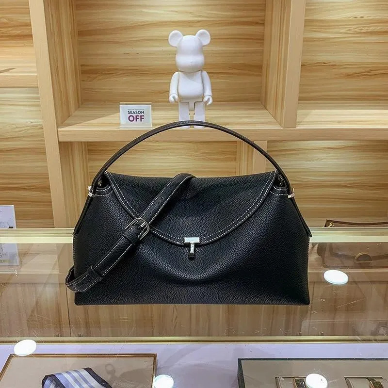 Genuine Bags Ladies - Elegant Leather Hobo Handbags With T-lock, Stylish Shoulder Bag For City Life New Free Delivery Designer Bag