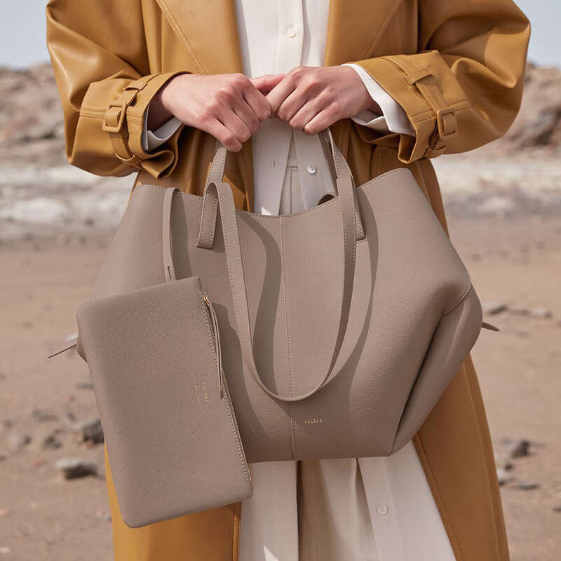 French niche brand pol tote Cyme large capacity shopping high-quality single shoulder women's bag