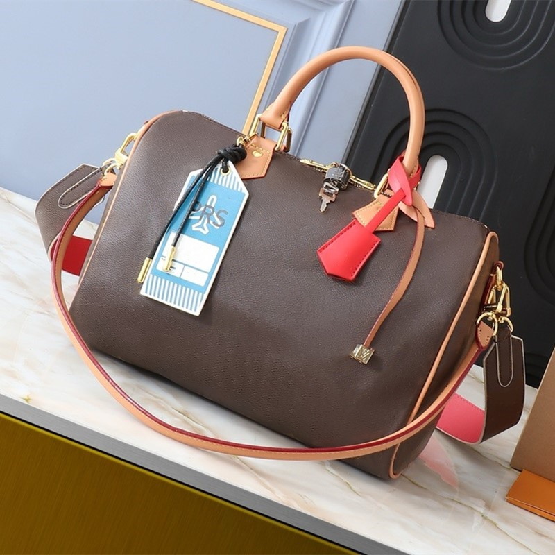 Top quality speedyes bag Womens crossbody shoulder bag Original designer handbag mirror quality leather chain bags expensive tote Pillow bag wallet tote