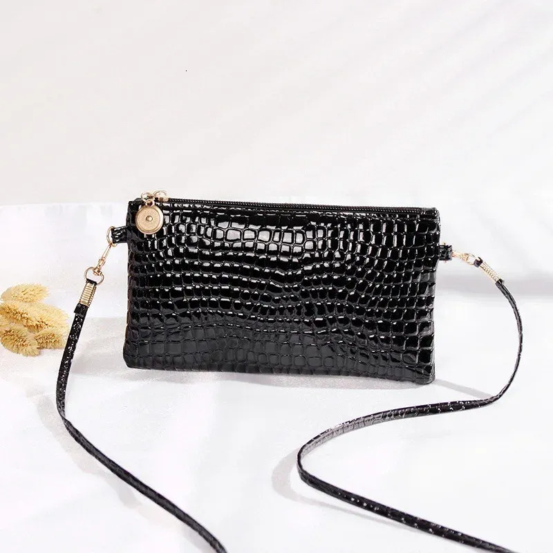 Backpack Purses, Stylish PU Fashion Shoulder Lightweight Small Messenger Bag, Designer Crocodile Pattern Coin Purse Black Mini Tote New Free Delivery 
