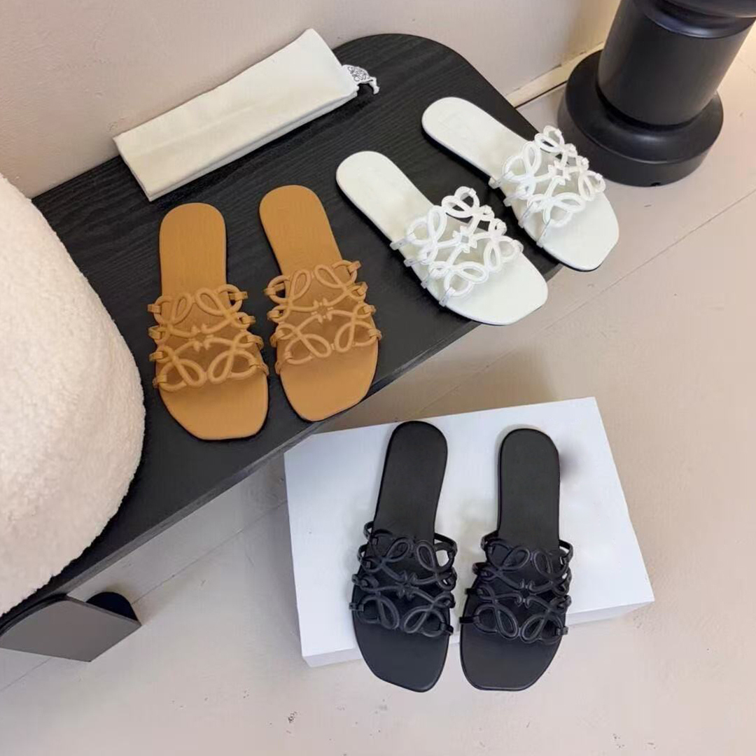 women designer sandal loeweshoelies sport metallic snake leather lowell slipper flat black patent leo loewesandal loeweshoe&acy;loewe&ocy;loewetops rep6