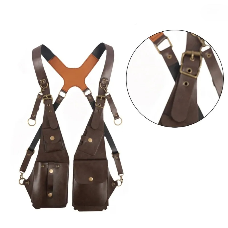 Leather Harness Phone Bag | Drawstring PU Shoulder Holster Wallet New Free Delivery Designer Bag